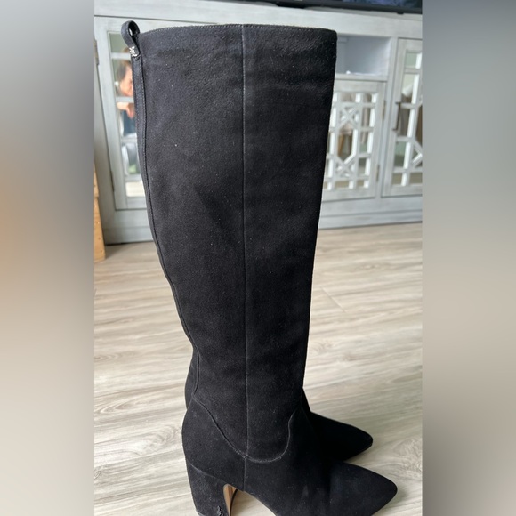 Sam Edelman Hai Knee High Boot , Black suede/ size 7.5 - Picture 7 of 10